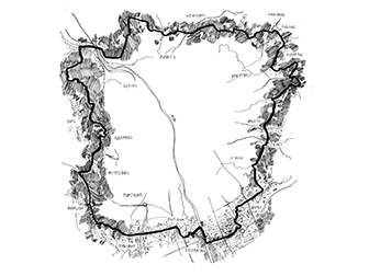 Zeichnung Grazrand - Illustration von Robin Klengel