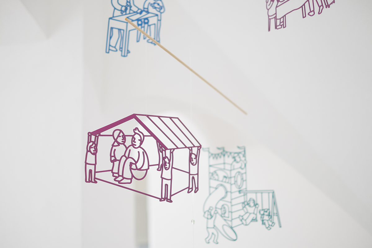 Wolke - ein Netzwerkprojekt der vielen Sichtweisen - Mobile, Foto: Clara Wildberger