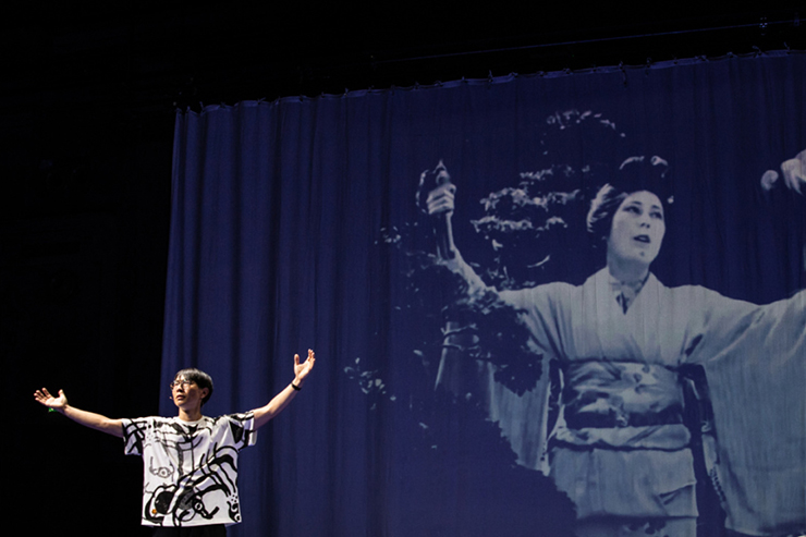Mitsouko & Mitsuko - Michikazu Matsune, fragment of a photo by Nurith Wagner-Strauss